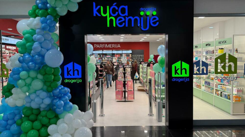 Drogerija Kuća Hemije u Mall of Montenegro u novom izdanju